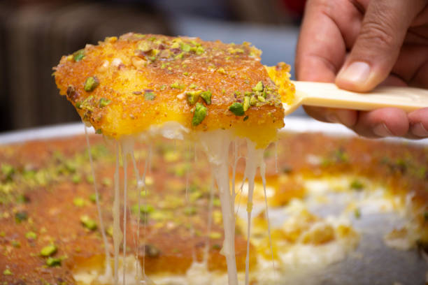 Knafeh ou cheesecake libanais
