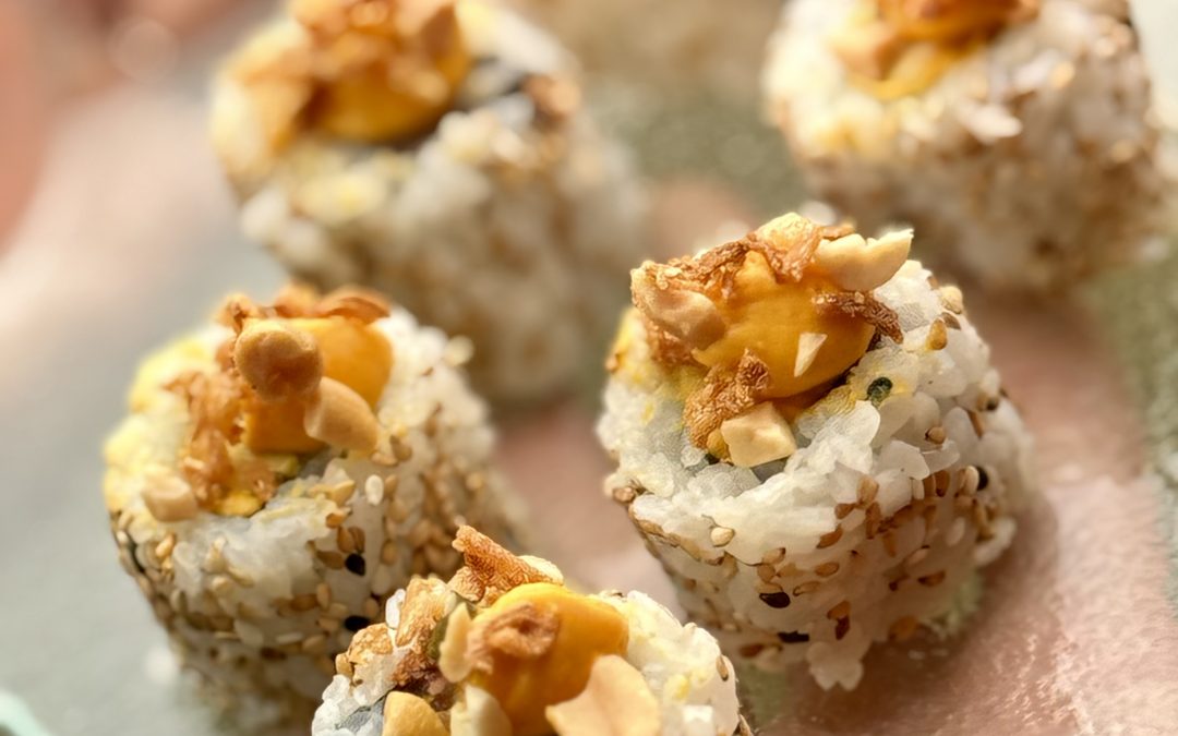 California-rolls à la crème de potimarron