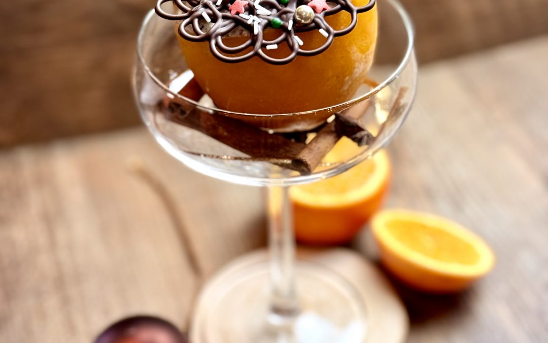 Orange givrée, senteurs de Noël